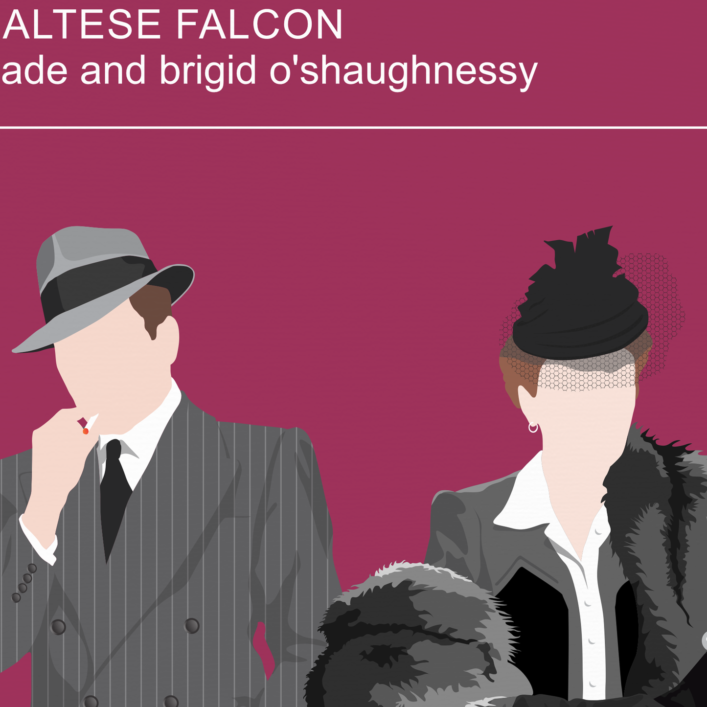 The Maltese Falcon movie poster, Femme Fatale Film Noir, Humphrey Bogart Mary Astor