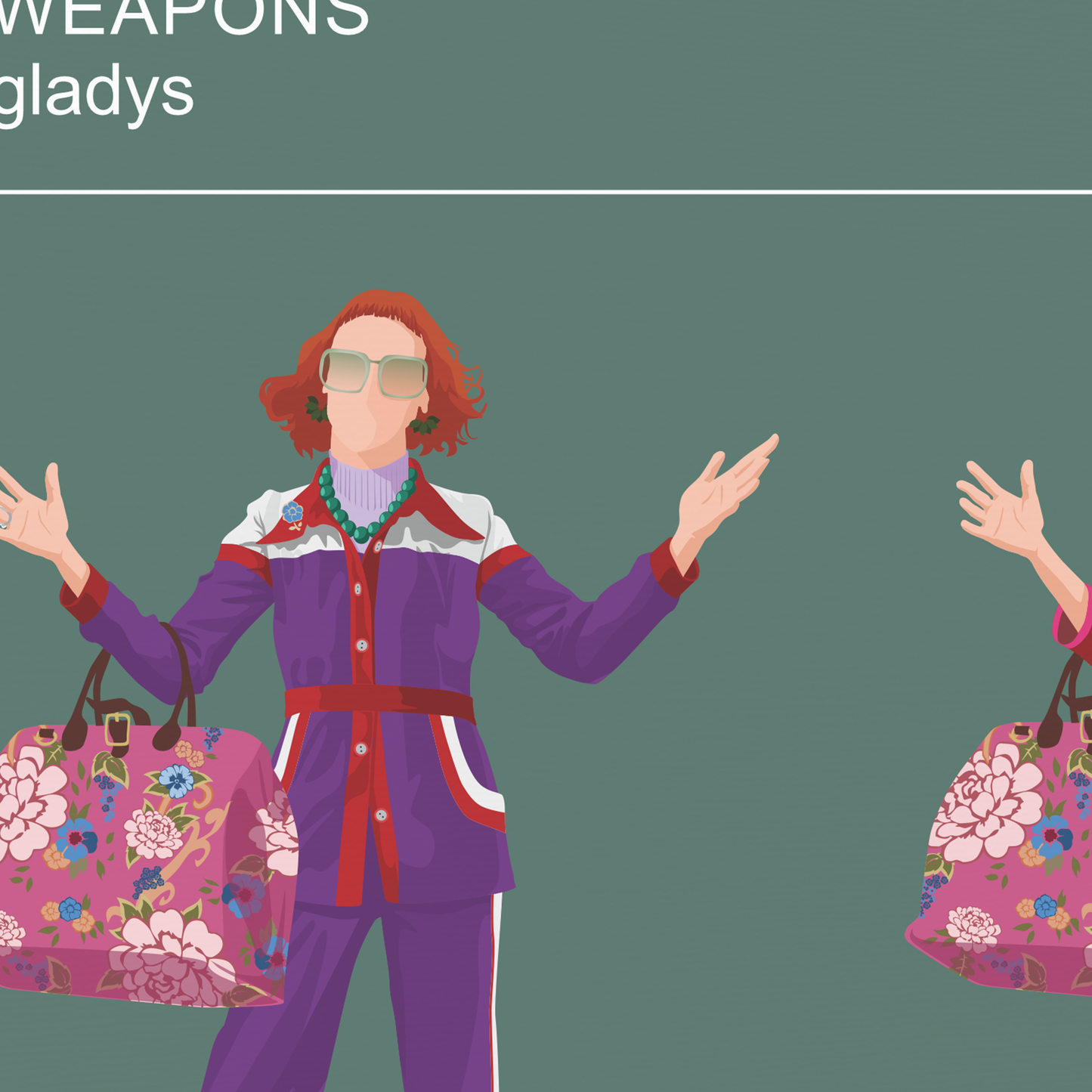 New! Weapons Poster – Amy Madigan as Tia Gladys Costume Illustration | Horror Movie Fan Art