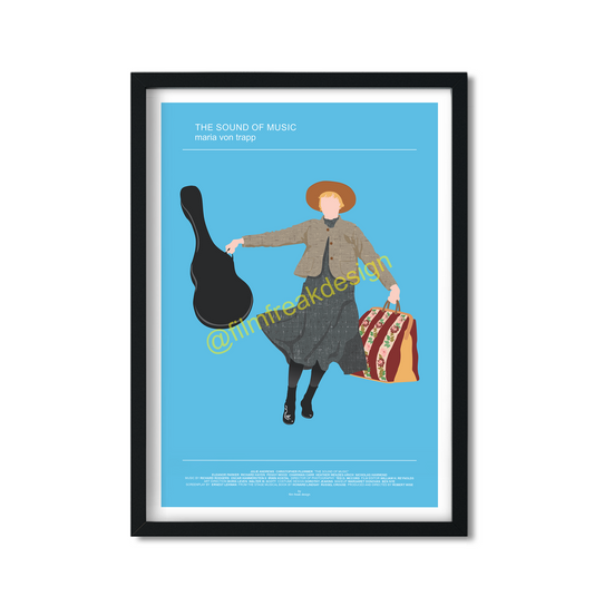 The Sound of Music poster, Julie Andrews as Fraulein Maria