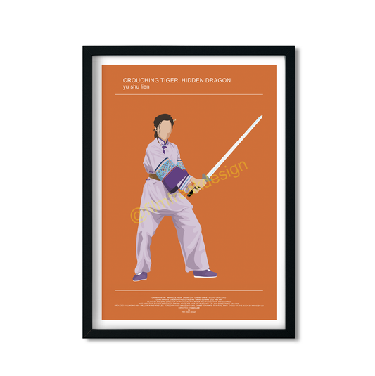 Yu Shu Lien from Crouching Tiger, Hidden Dragon, martial arts poster