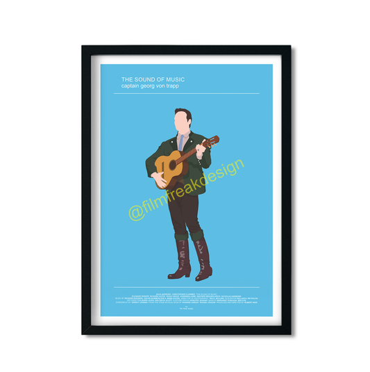 The Sound of Music Movie Poster, Cap. Georg Von Trapp