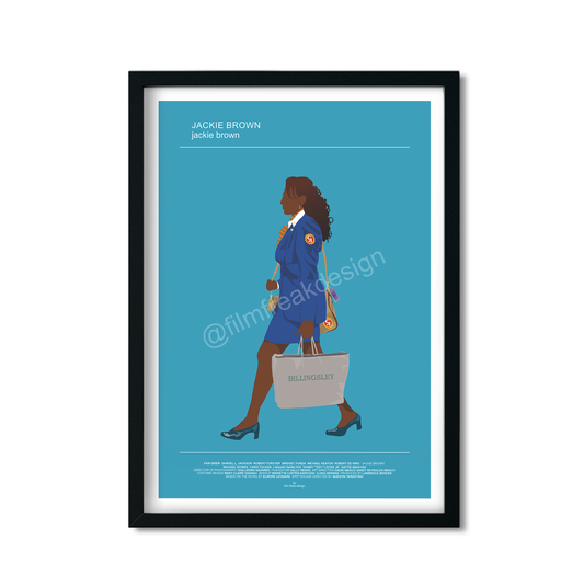Jackie Brown Poster, Pam Grier in a Quentin Tarantino Movie
