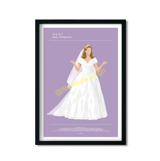 New print! In & Out Poster – Joan Cusack as Emily Montgomery | LGBTQ+ Fashion Print