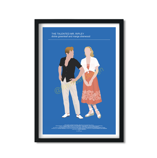 New Poster! The Talented Mr. Ripley fashion poster, Gwyneth Paltrow and Jude Law