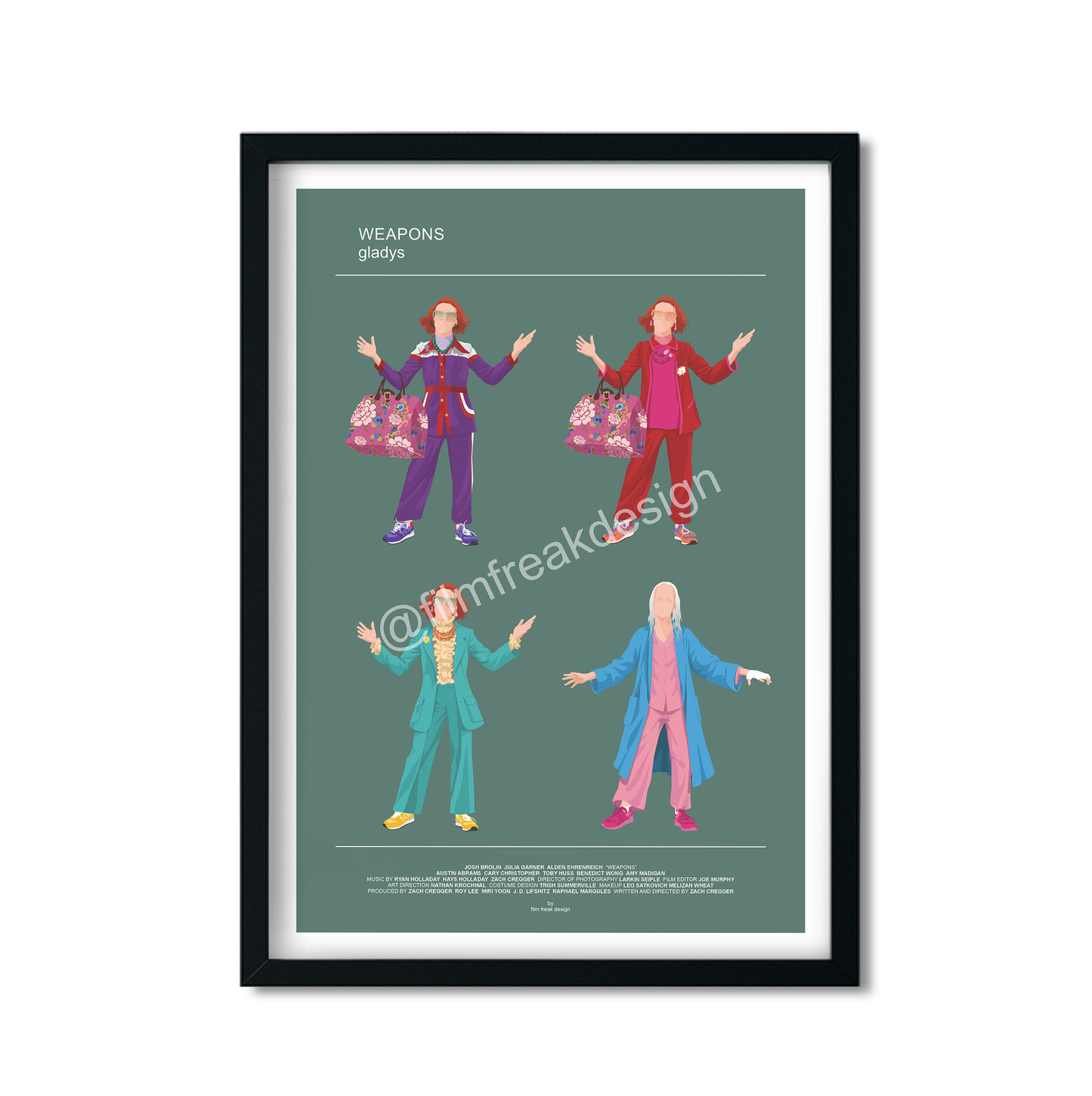 New! Weapons Poster – Amy Madigan as Tia Gladys Costume Illustration | Horror Movie Fan Art