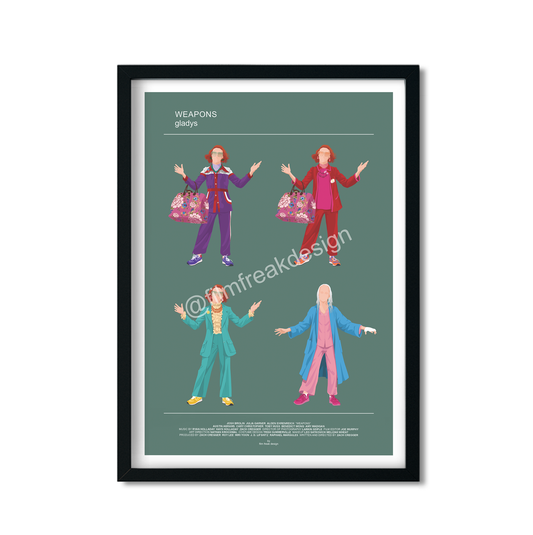 New! Weapons Poster – Amy Madigan as Aunt Gladys Costume Illustration | Horror Movie Fan Art