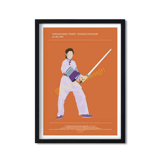 Yu Shu Lien from Crouching Tiger, Hidden Dragon, martial arts poster