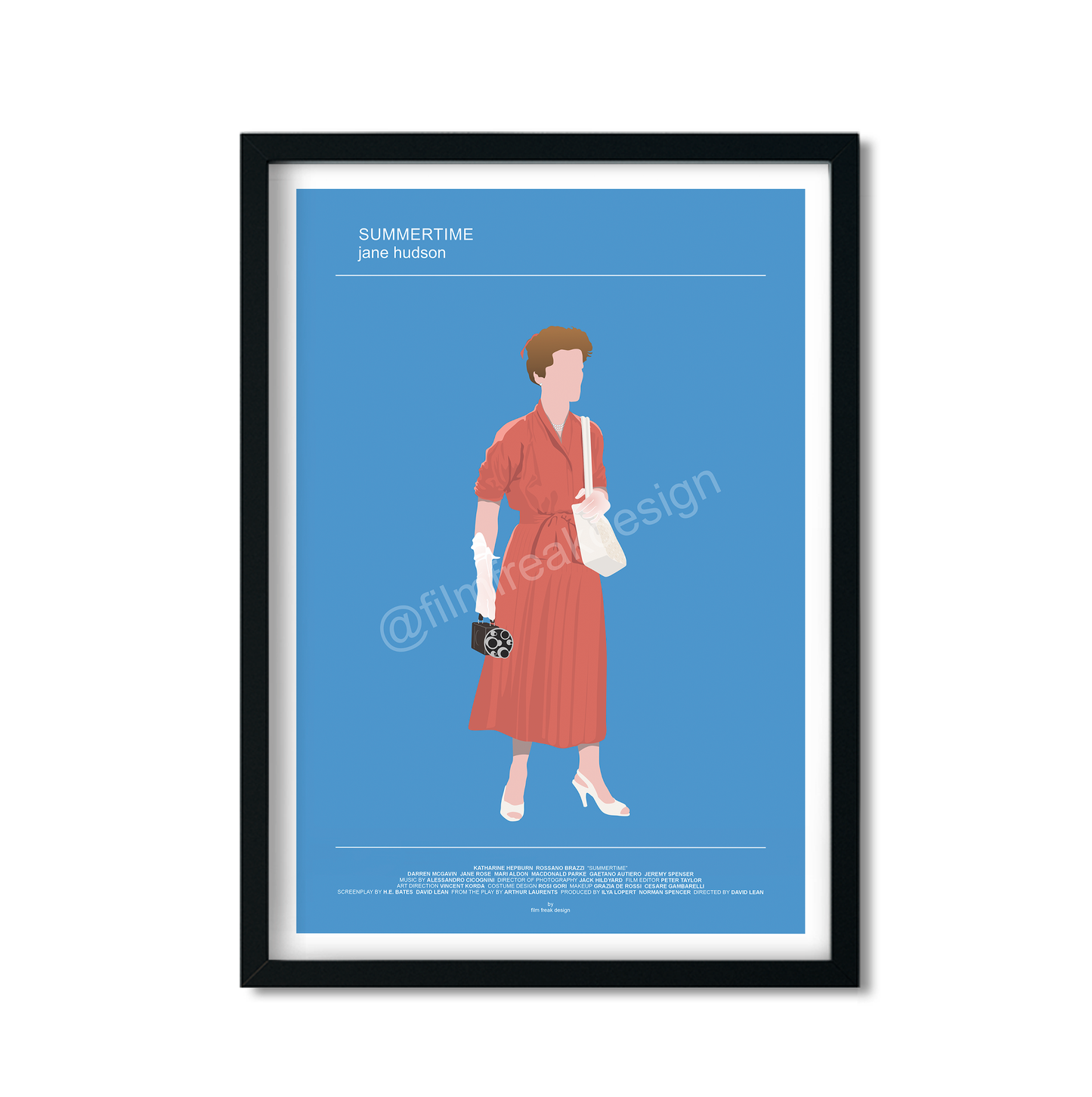 New Poster! Summertime 1955 movie poster, Katharine Hepburn, David Lean