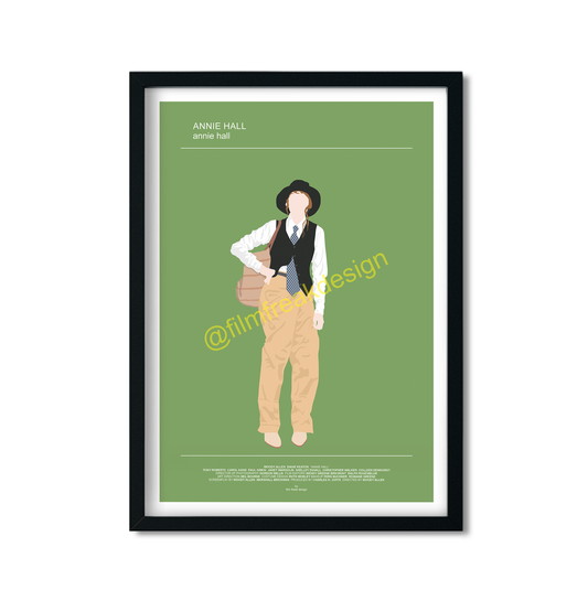 Annie Hall movie poster, Diane Keaton Style, Woody Allen