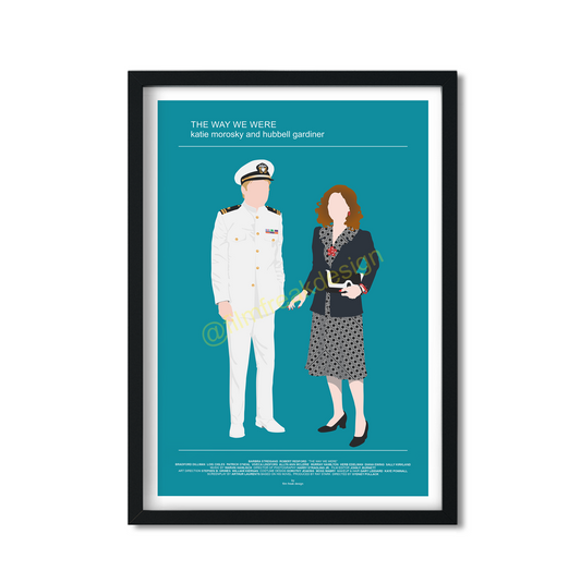 New poster! The Way We Were 1973, Barbra Streisand and Robert Redford