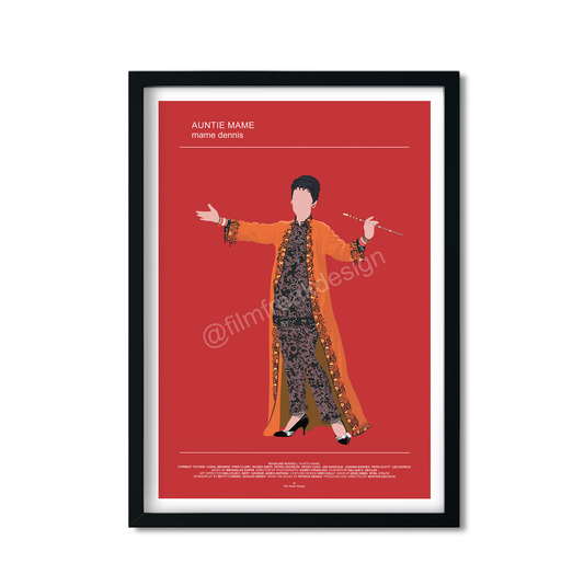 New Item! Auntie Mame 1958 poster, Rossalind Russell as Mame Dennis