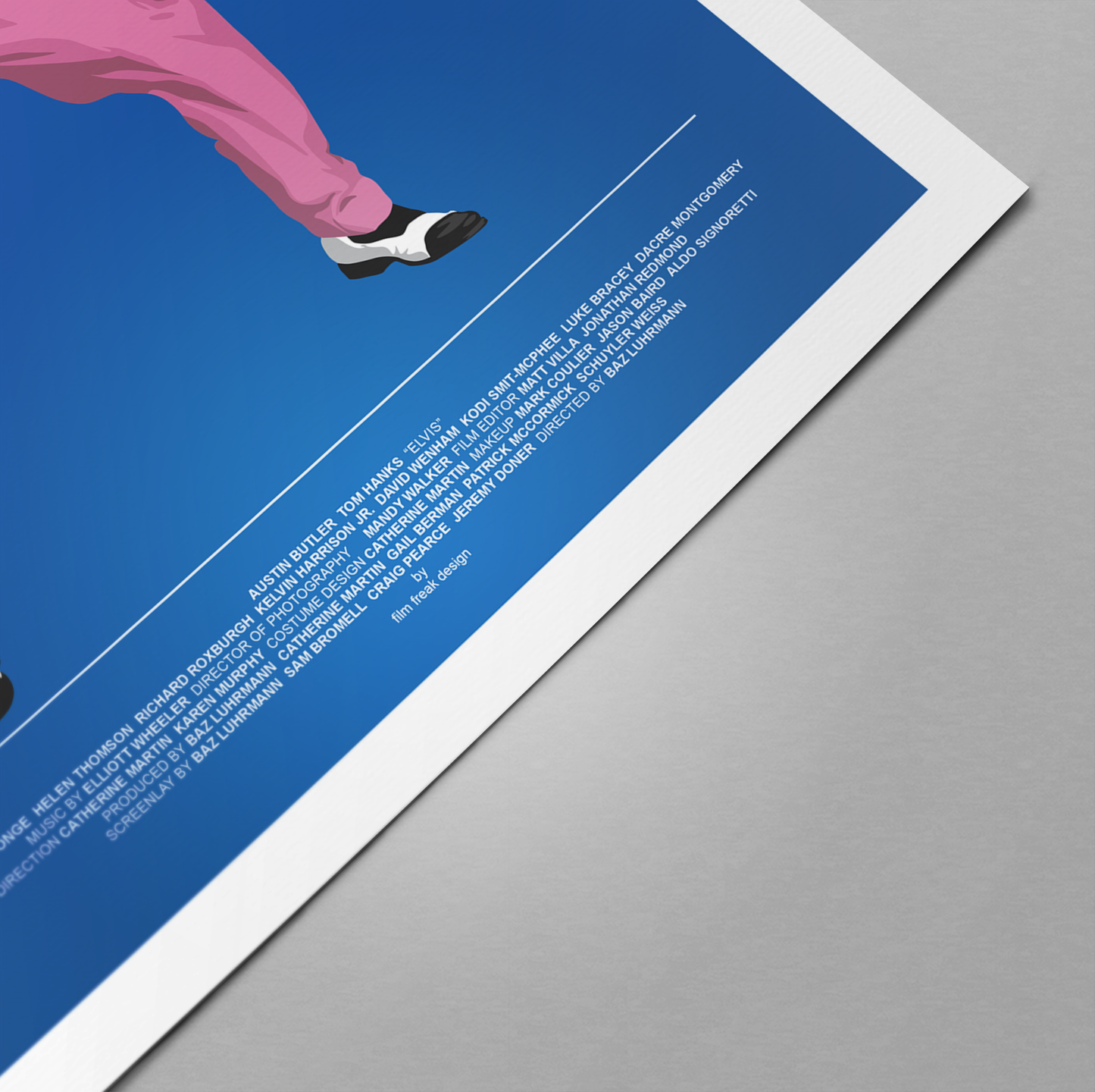 New item! Elvis Poster – Austin Butler Costume Illustration | Movie Fashion Print