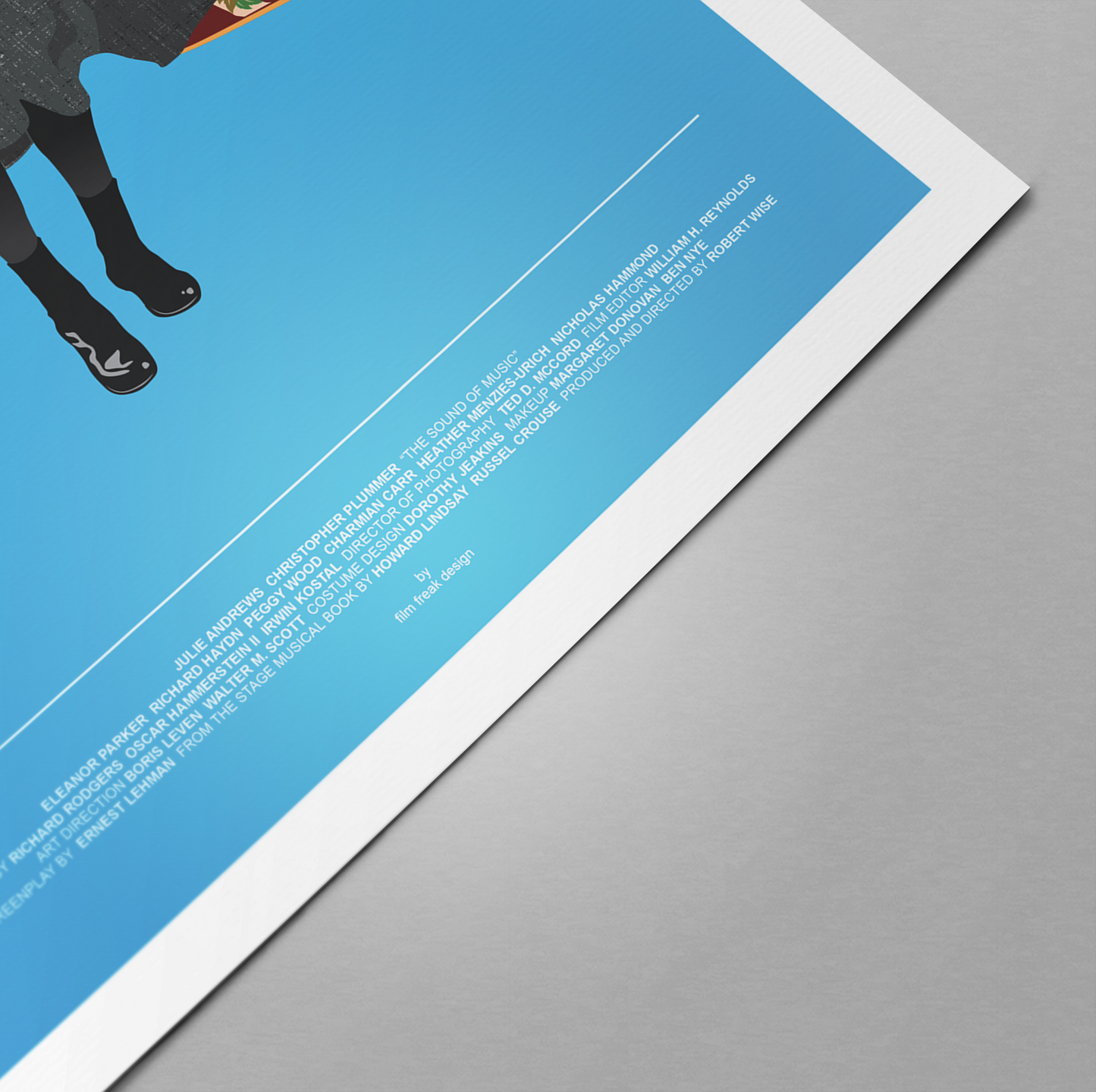 The Sound of Music poster, Julie Andrews as Fraulein Maria