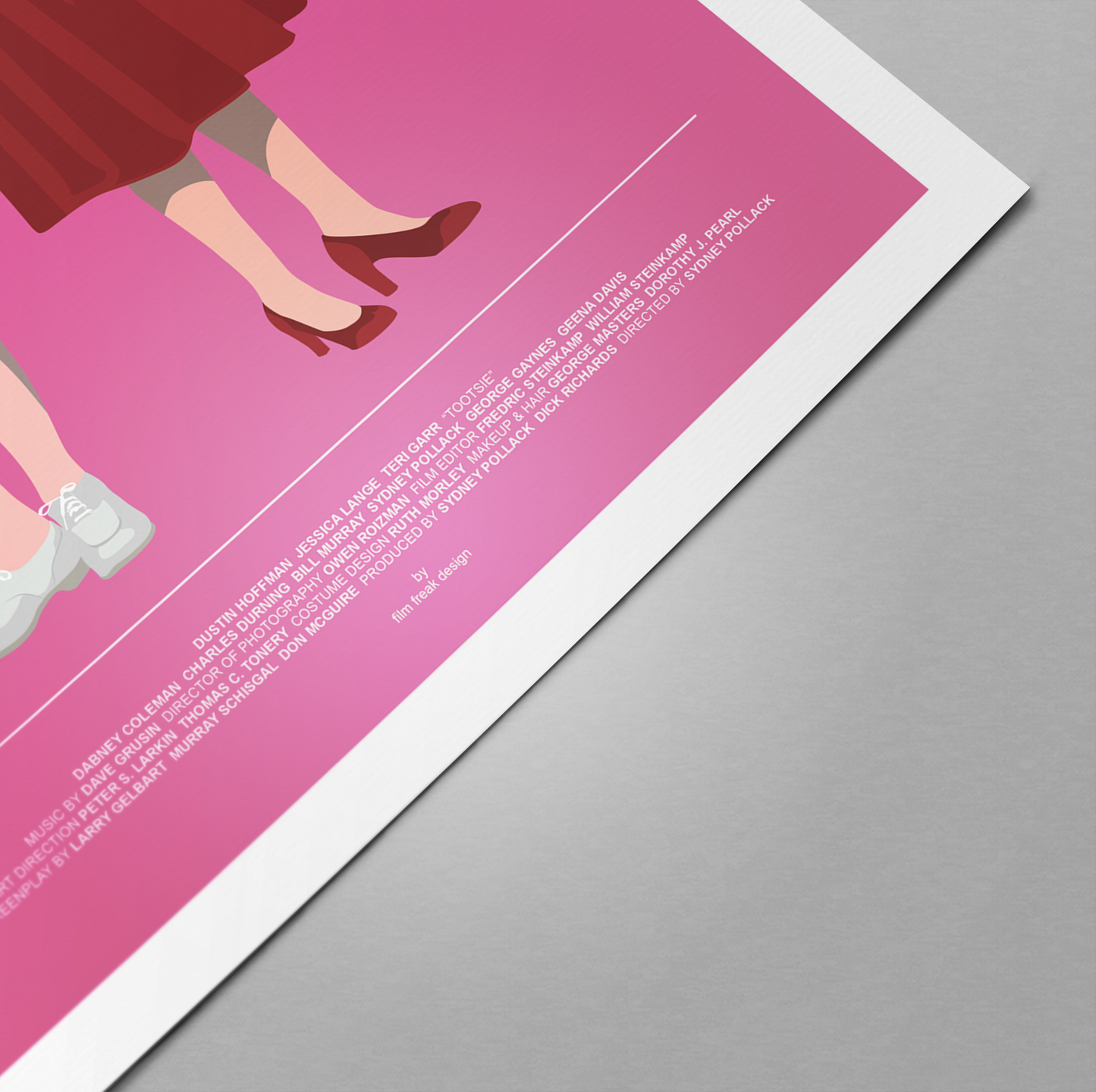 New poster! Tootsie 1982 poster, Dustin Hoffman as Dorothy Michaels, Jessica Lange as Julie Nichols