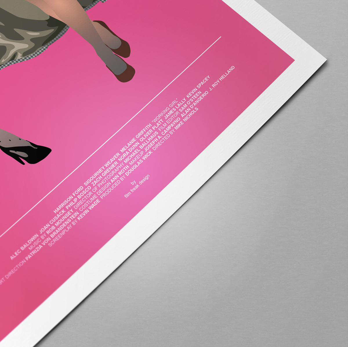 New Item! Working Girl fashion poster, Melanie Griffith and Sigourney Weaver