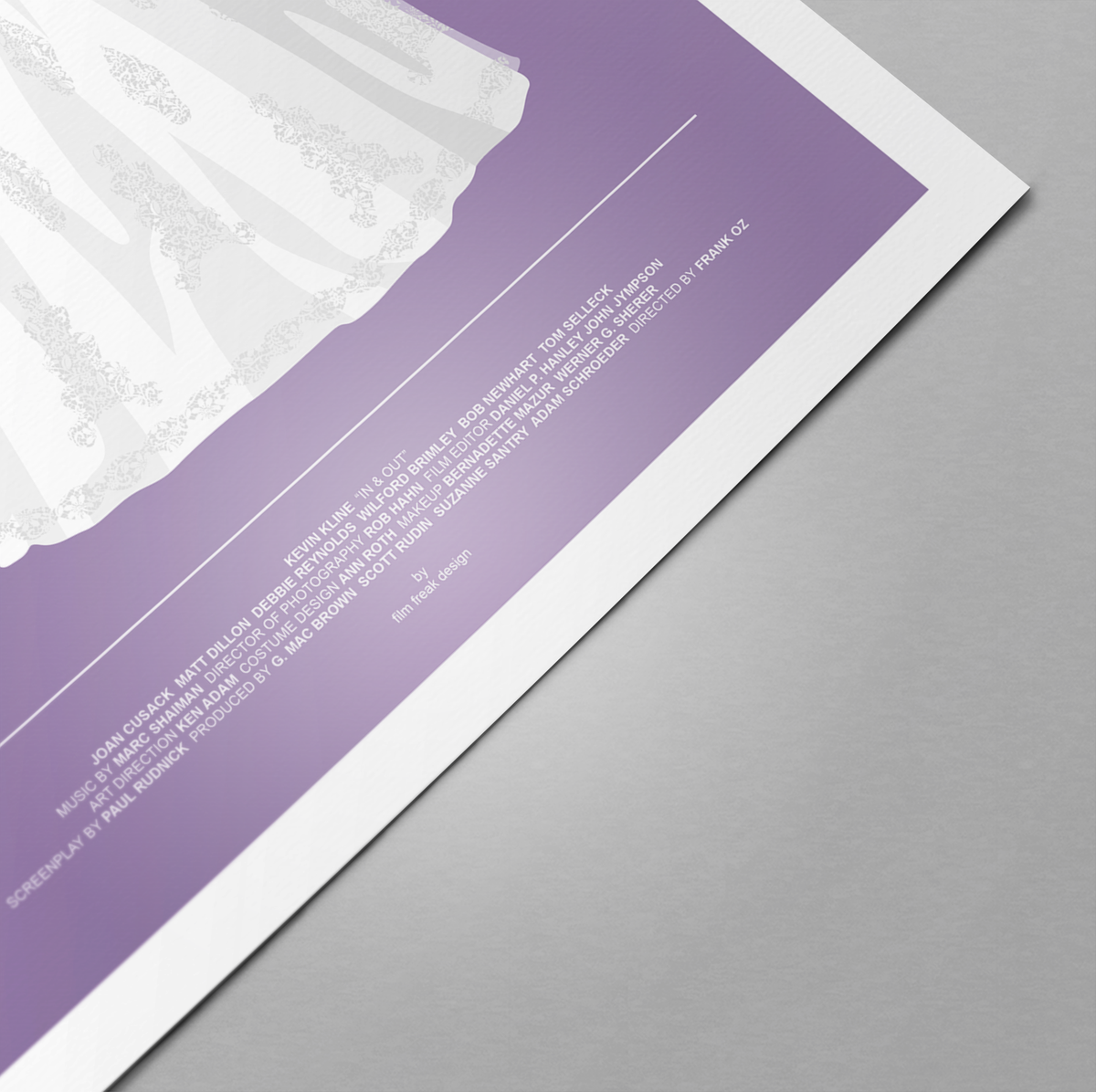 New print! In & Out Poster – Joan Cusack as Emily Montgomery | LGBTQ+ Fashion Print