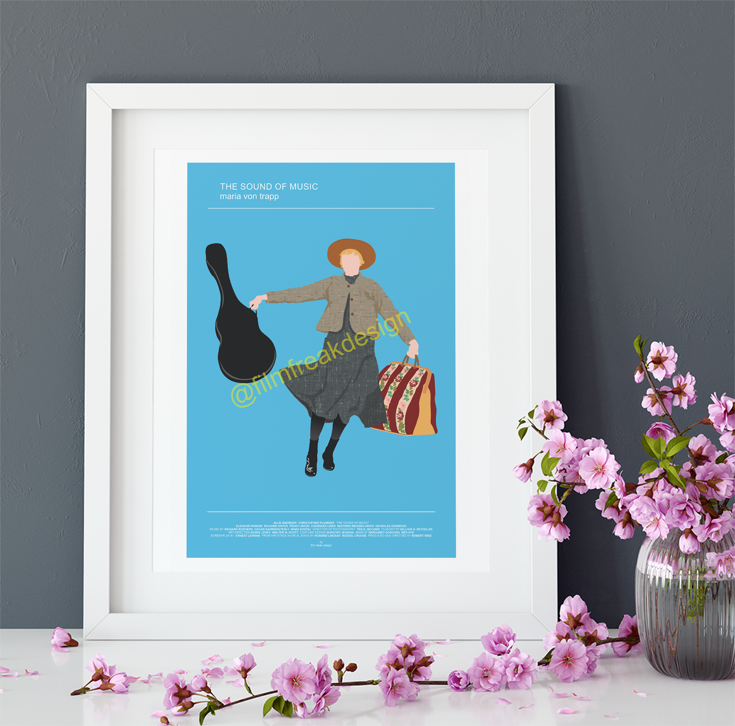 The Sound of Music poster, Julie Andrews as Fraulein Maria