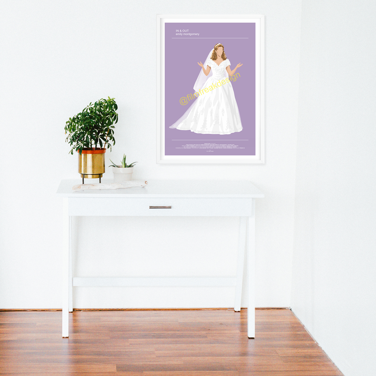 New print! In & Out Poster – Joan Cusack as Emily Montgomery | LGBTQ+ Fashion Print