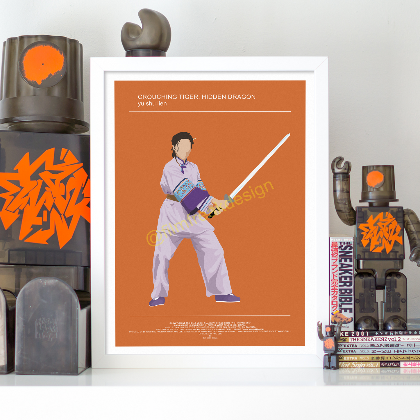 Yu Shu Lien from Crouching Tiger, Hidden Dragon, martial arts poster
