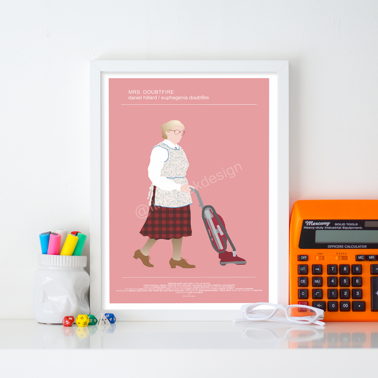 Mrs. Doubtfire Poster, Robin Williams