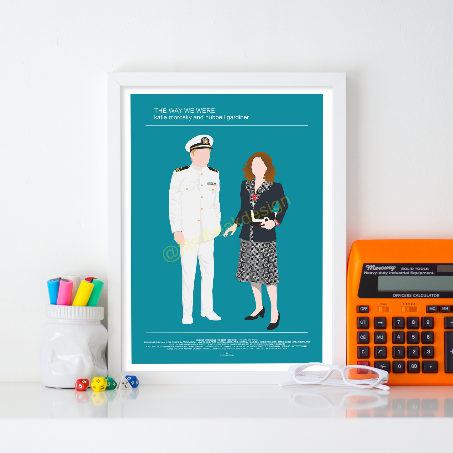 New poster! The Way We Were 1973, Barbra Streisand and Robert Redford