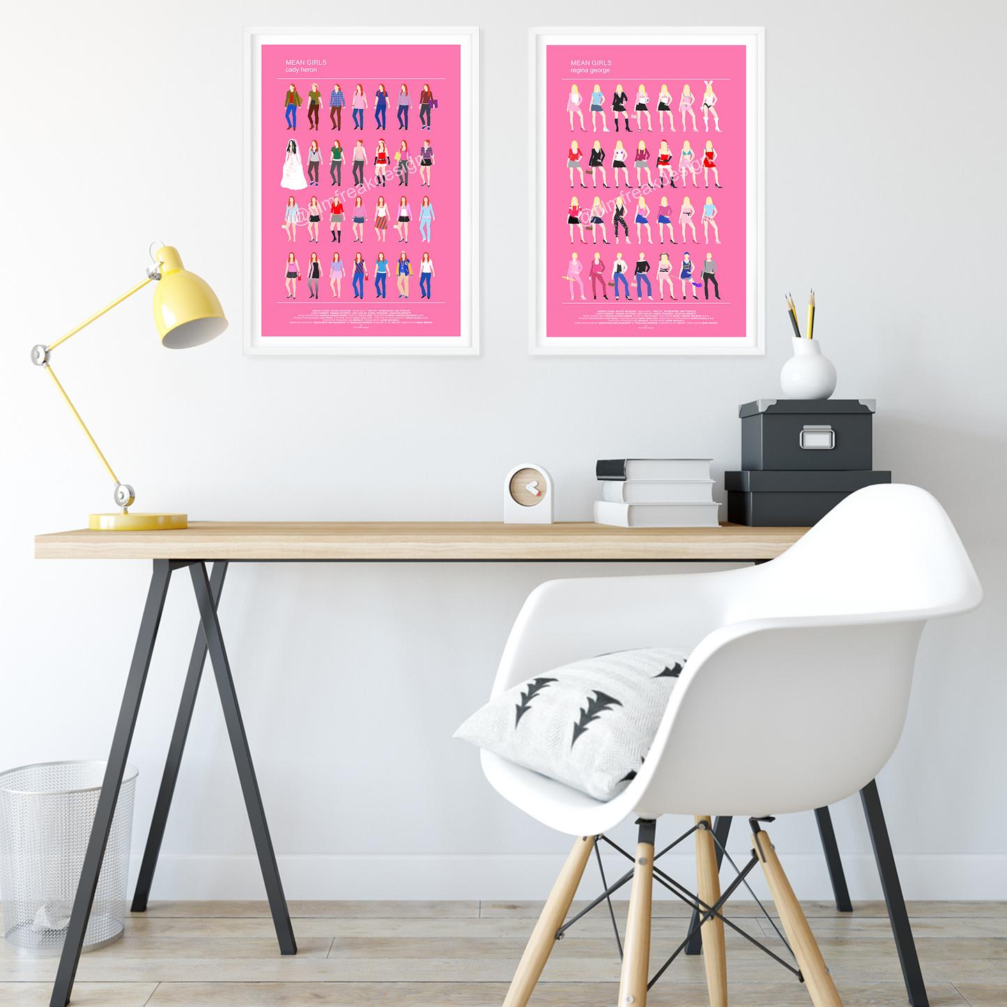 Mean Girls set of 2 posters - Regina George and Cady Heron