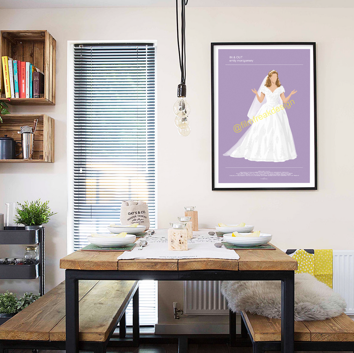 New print! In & Out Poster – Joan Cusack as Emily Montgomery | LGBTQ+ Fashion Print