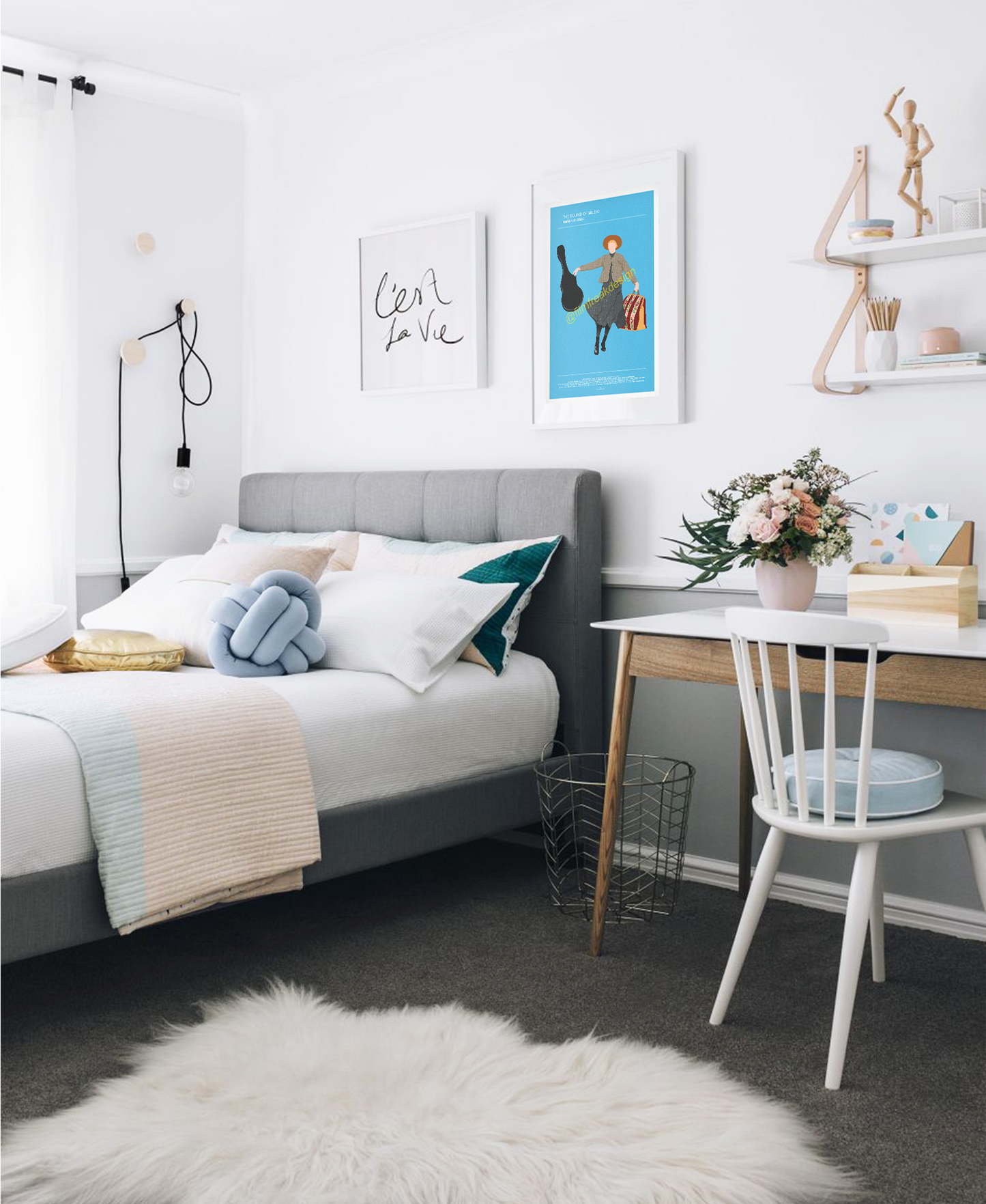 The Sound of Music poster, Julie Andrews as Fraulein Maria