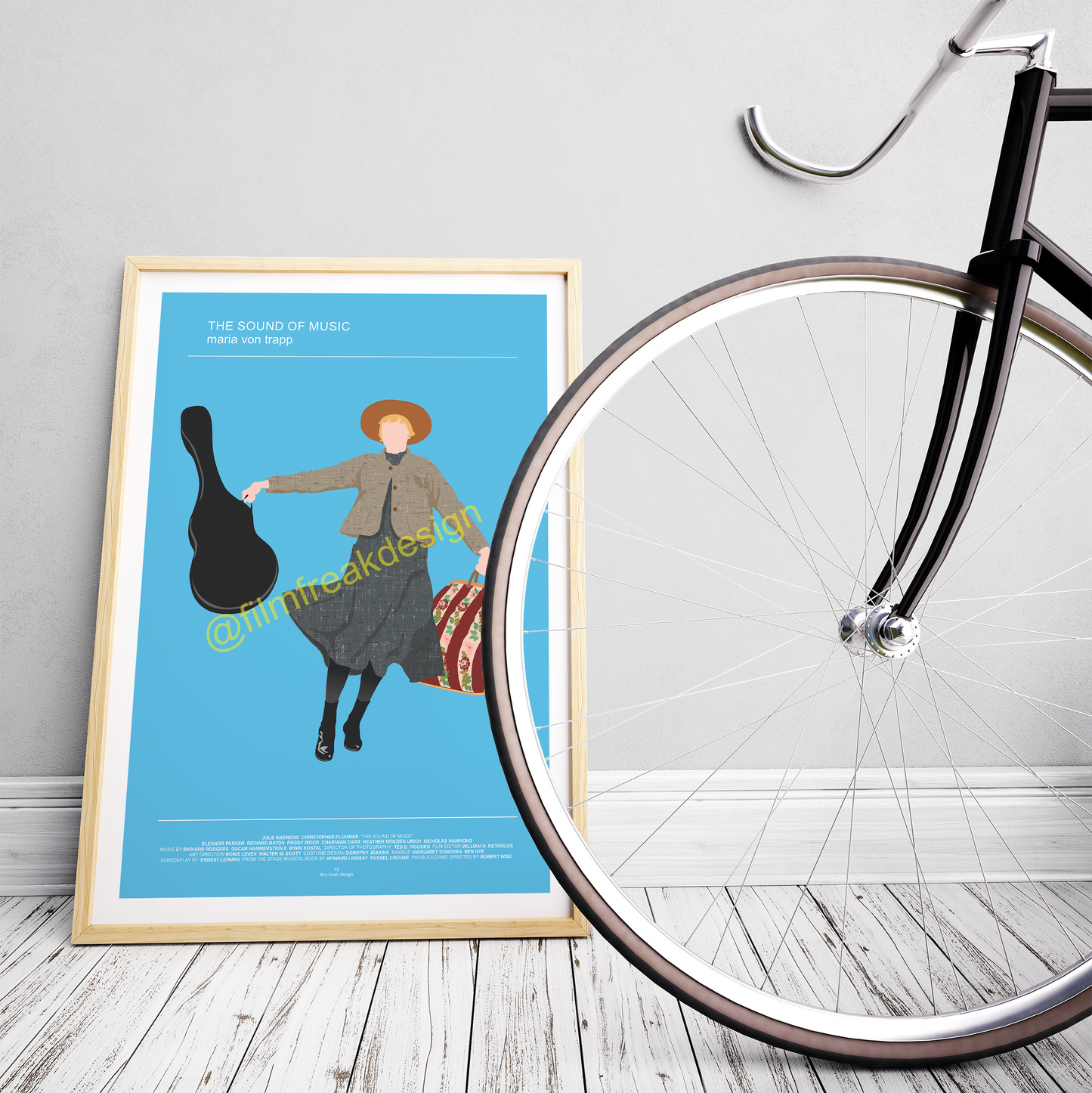 The Sound of Music poster, Julie Andrews as Fraulein Maria