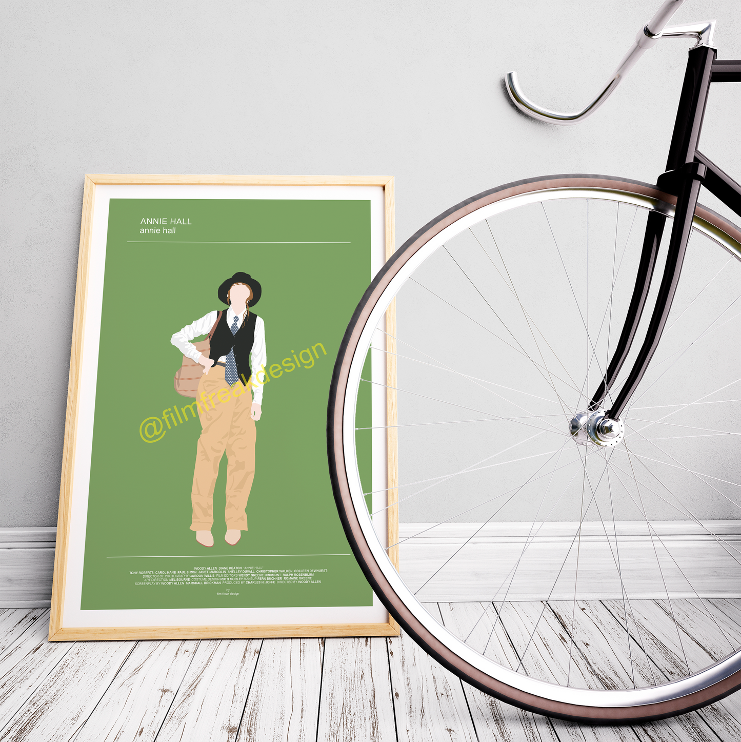 Annie Hall movie poster, Diane Keaton Style, Woody Allen