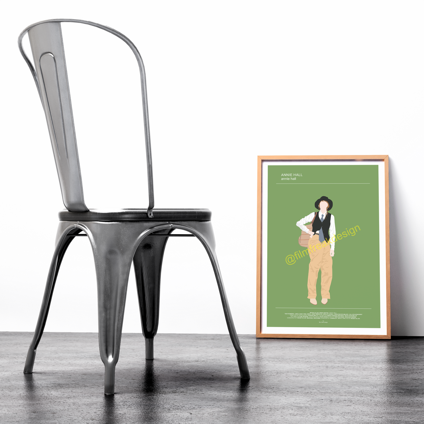 Annie Hall movie poster, Diane Keaton Style, Woody Allen