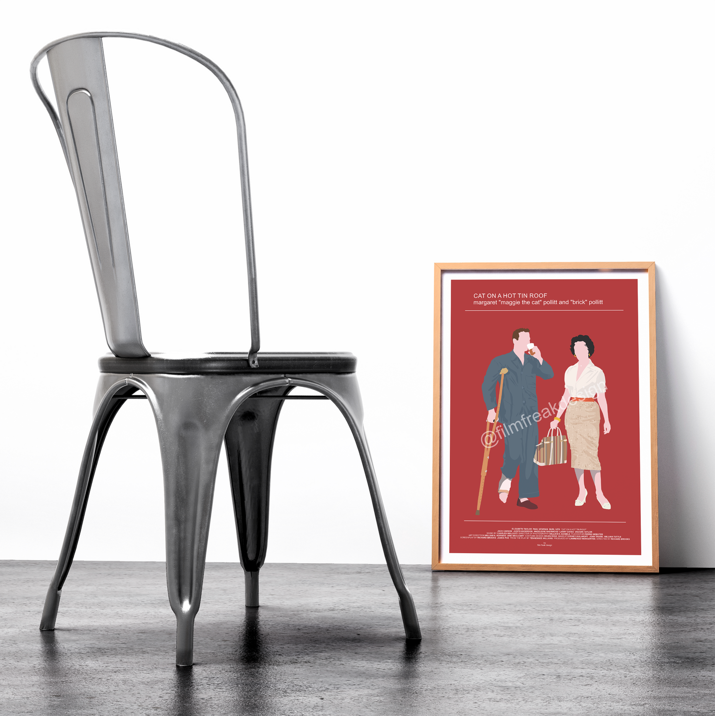 Cat on a Hot Tin Roof movie poster, Elizabeth Taylor and Paul Newman