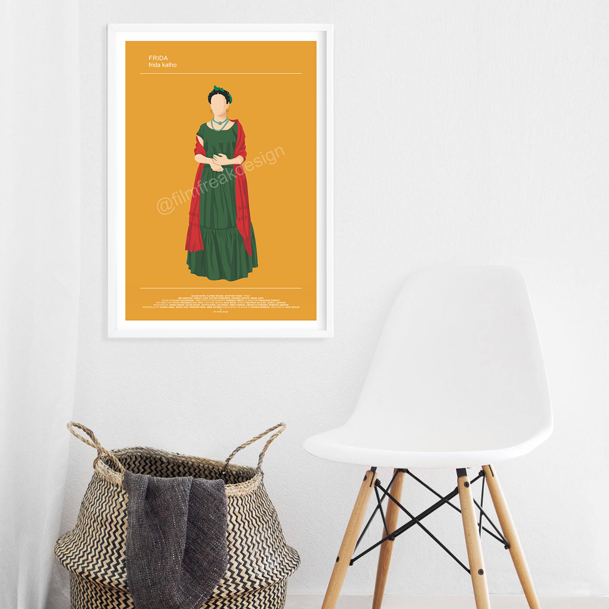 New Poster! Frida 2002 poster, Salma Hayek as Frida Kahlo, Mexican artist movie print
