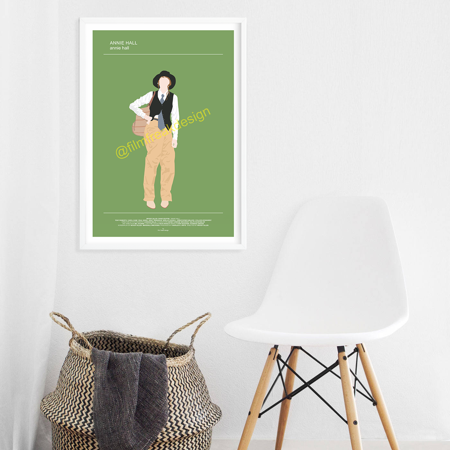 Annie Hall movie poster, Diane Keaton Style, Woody Allen