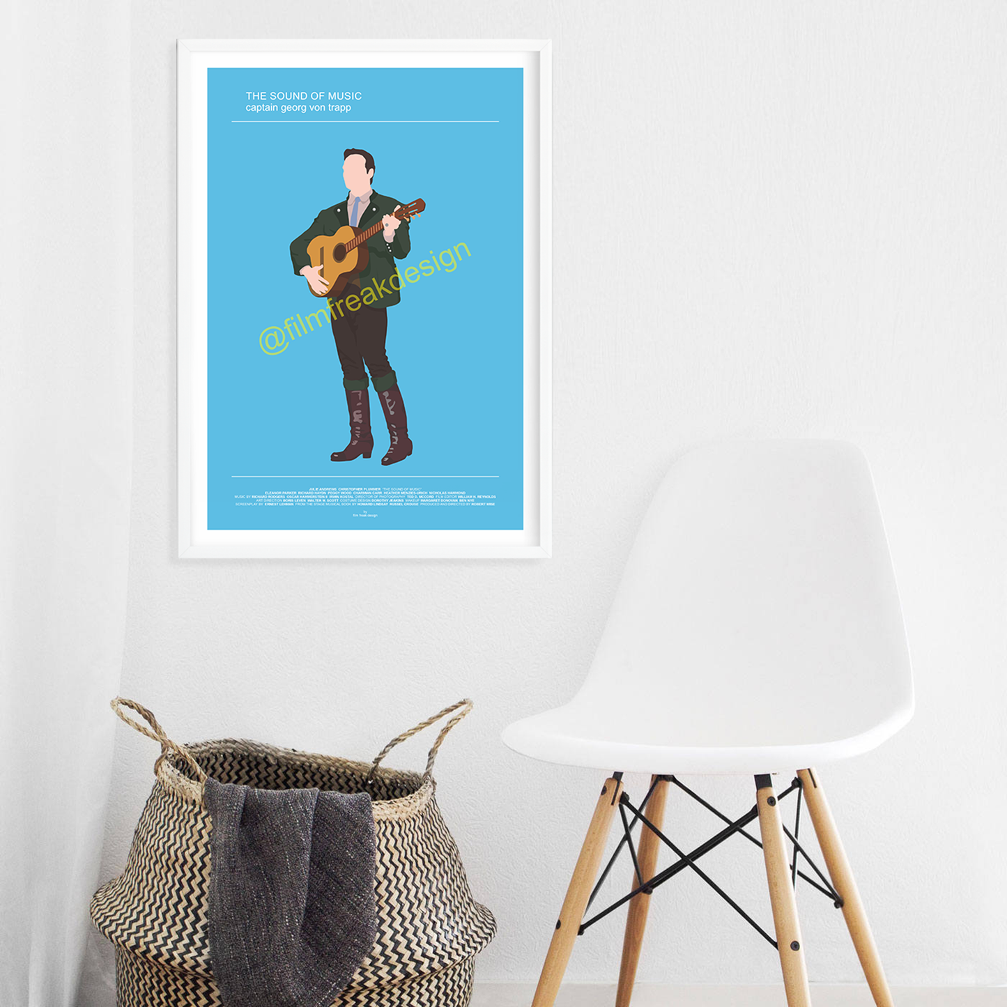 The Sound of Music Movie Poster, Cap. Georg Von Trapp