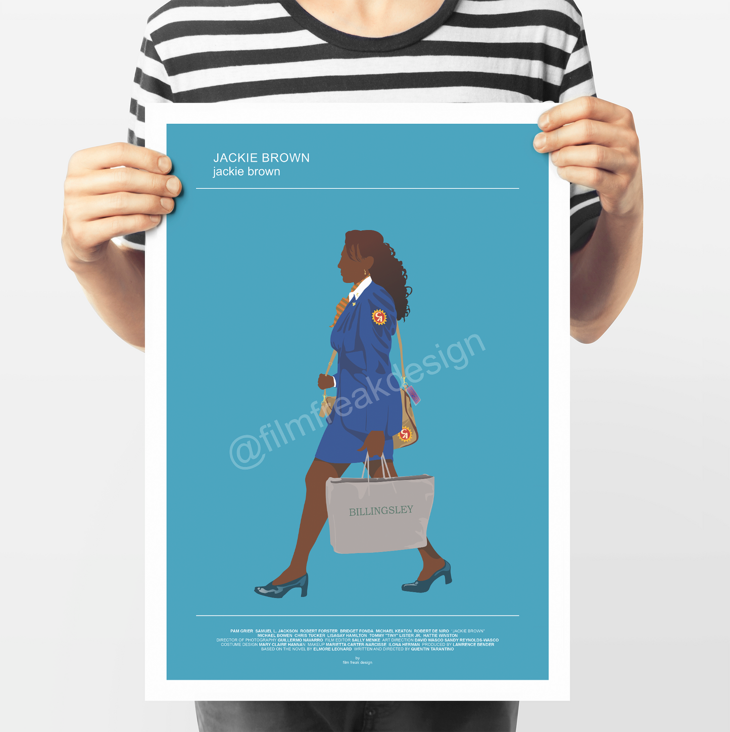 Jackie Brown Poster, Pam Grier in a Quentin Tarantino Movie