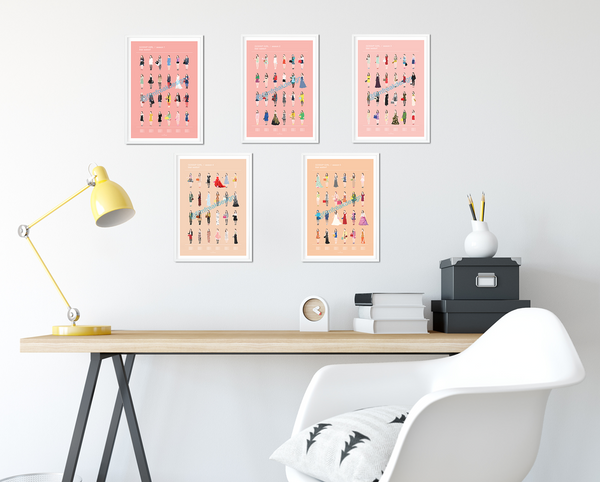 Gossip Girl Blair Waldorf Set Of 5 Posters