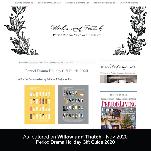 Pride and Prejudice Set of 2 minimalist posters