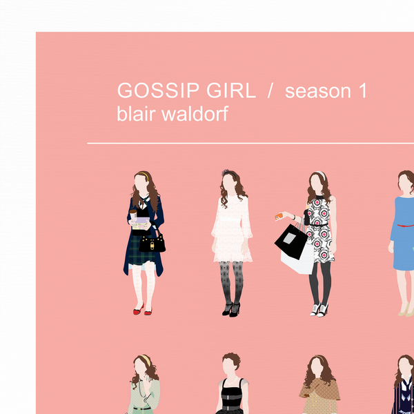 Blair Waldorf Gossip Girl Set Of 3 Posters, Mix and Match
