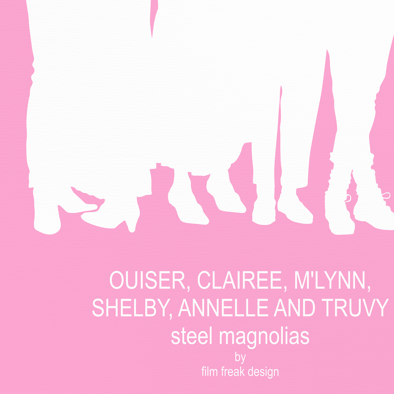 Steel Magnolias decor Minimalist Movie Poster - 1989