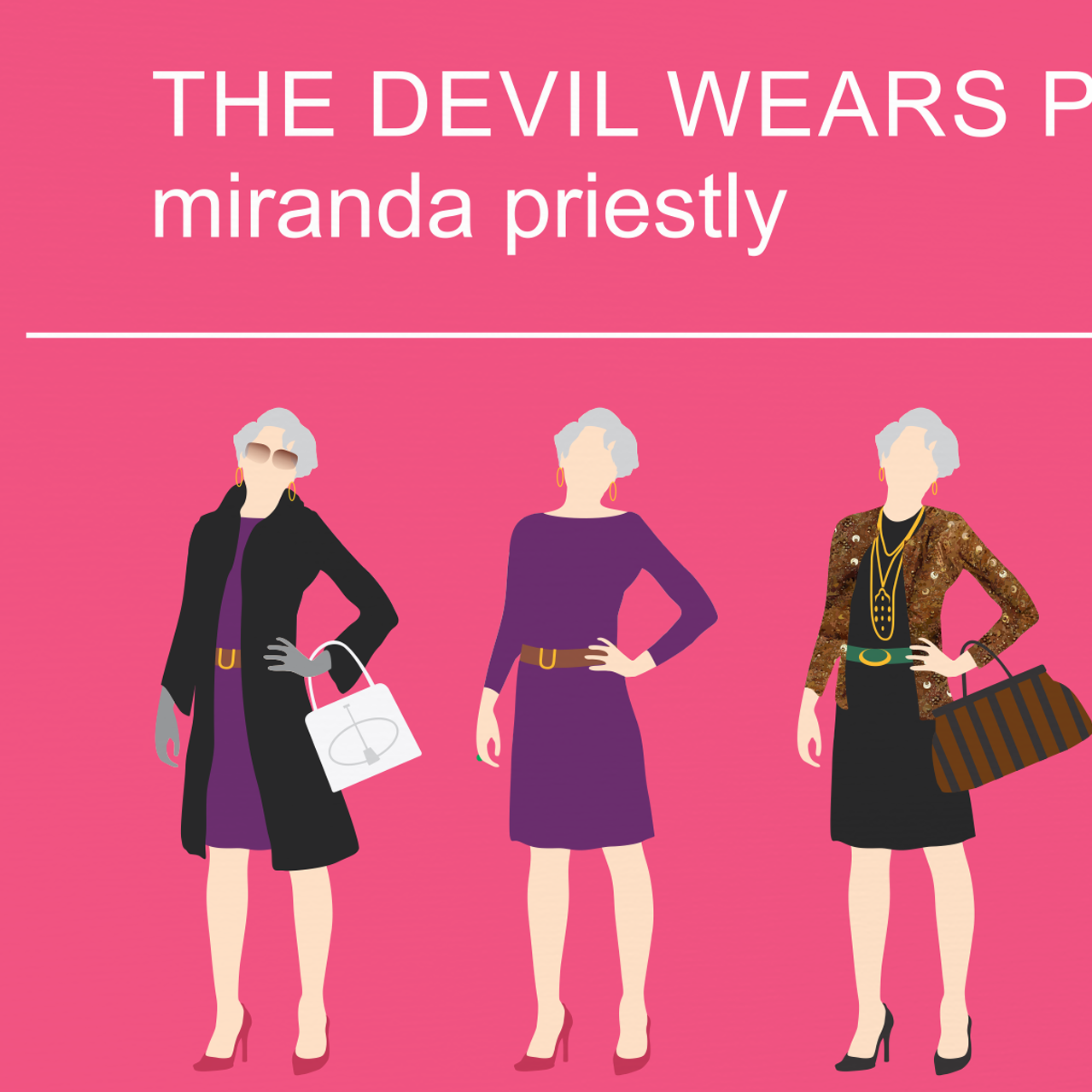 Miranda Priestly from The Devil Wears Prada poster, all fashion
