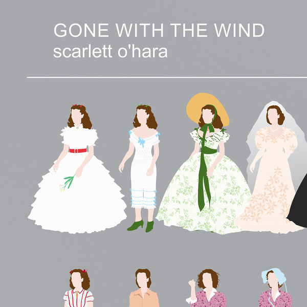 Gone with the Wind Movie Poster, Scarlett O'Hara