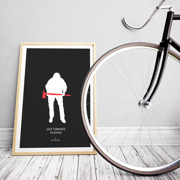 Stanley Kubrick set of 2 posters, Alex from A Clockwork Orange and Jack Torrance from The Shining