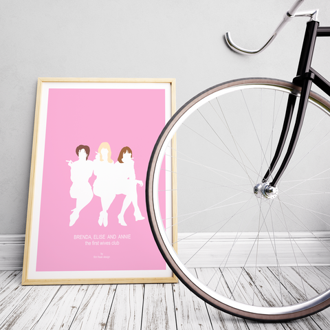 The First Wives Club Minimalist Movie Poster Print