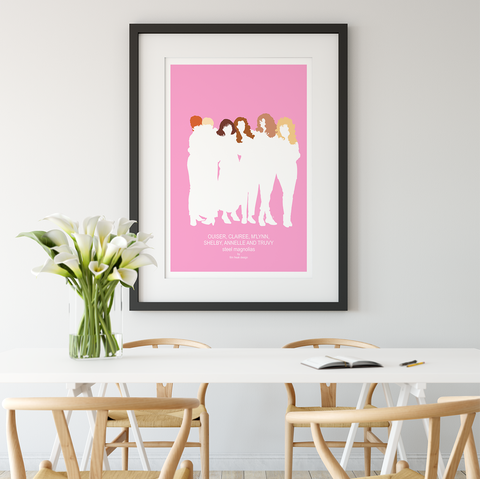 Steel Magnolias decor Minimalist Movie Poster - 1989