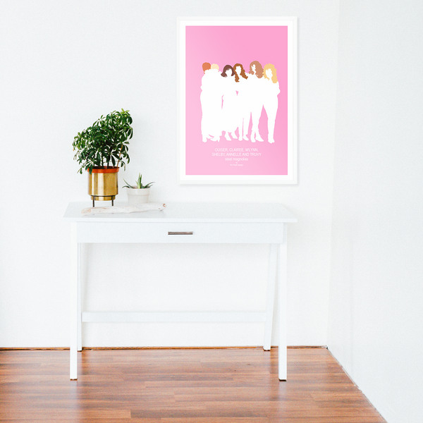 Steel Magnolias decor Minimalist Movie Poster - 1989