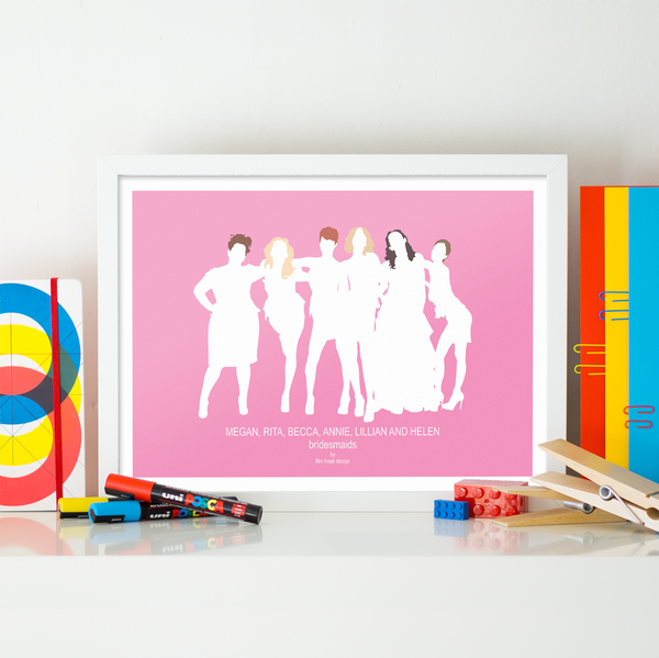 Bridesmaids pink Movie Poster, empowering women